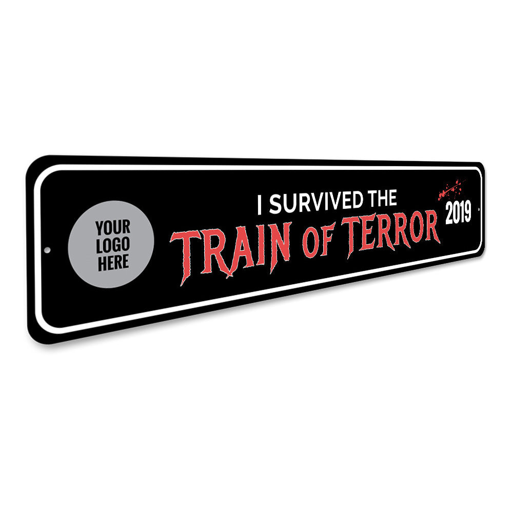 Train of Terror Sign Aluminum Sign