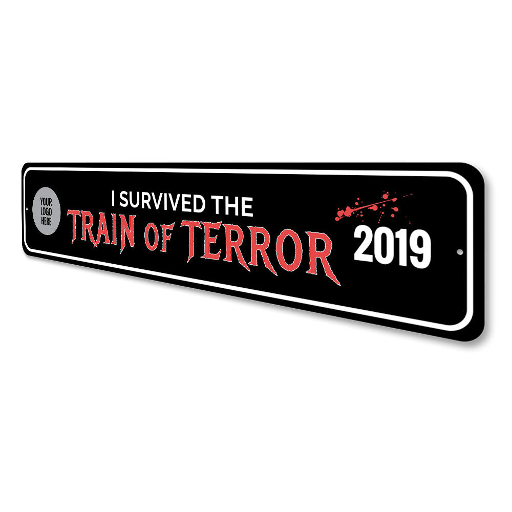 Train of Terror Sign Aluminum Sign