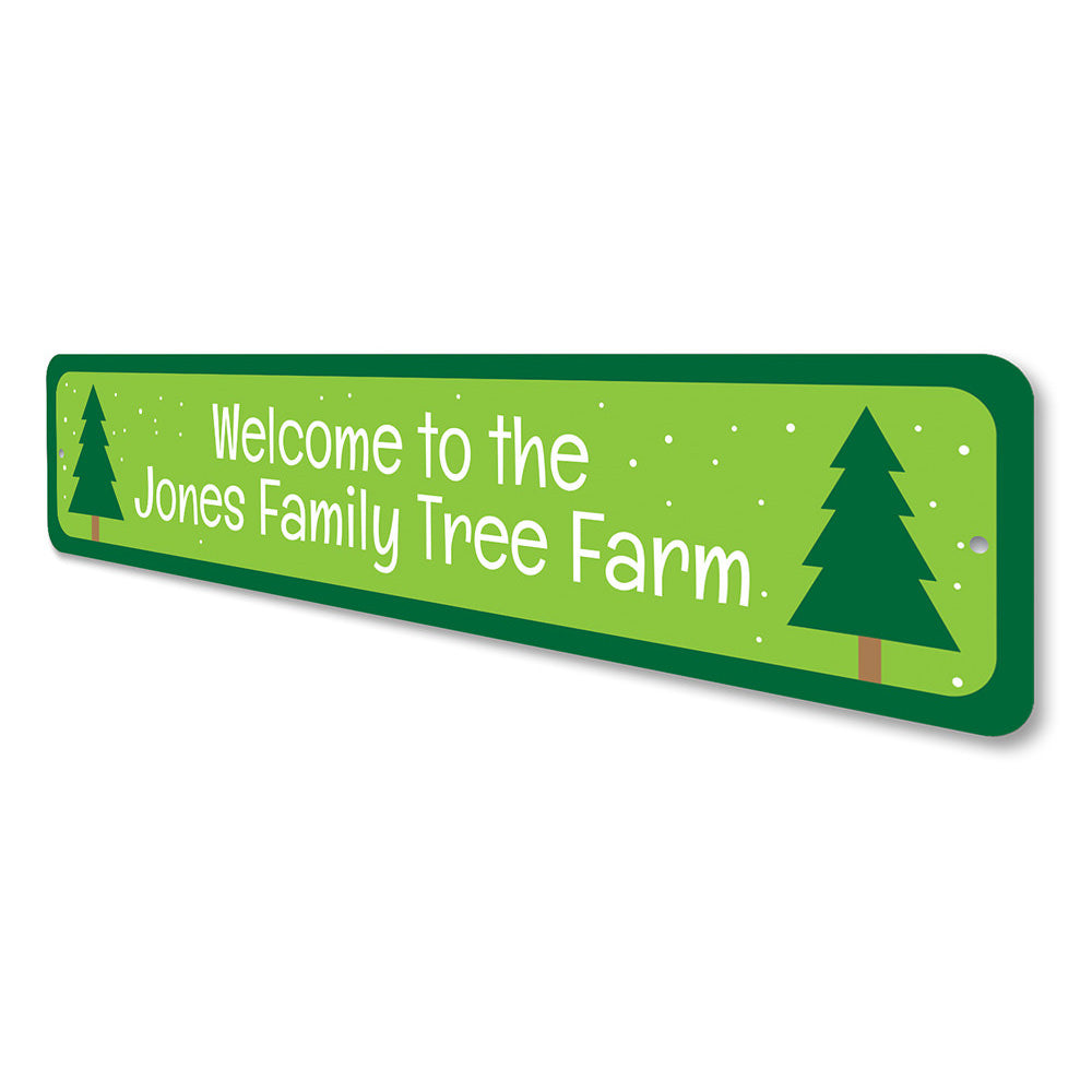 Tree Farm Sign Aluminum Sign