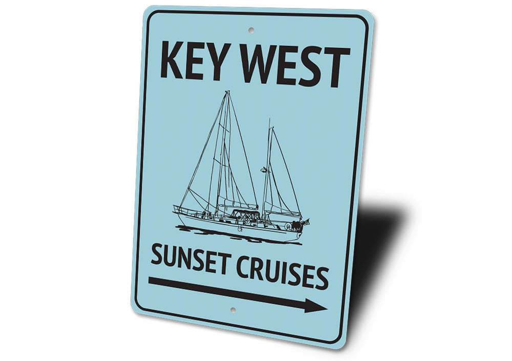 Key West Sunset Cruises Sign