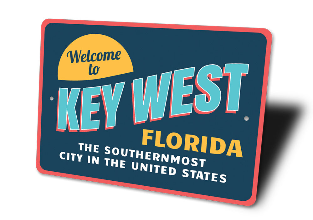 Welcome to Key West Florida Sign