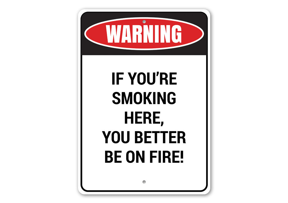 Smoking Warning Sign