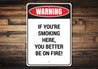 Smoking Warning Sign
