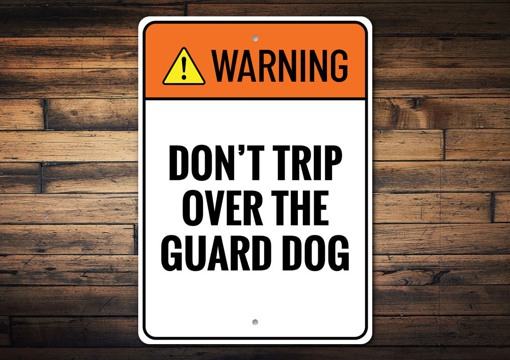 Guard Dog Warning Sign Aluminum Sign