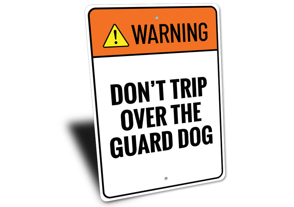 Guard Dog Warning Sign Aluminum Sign