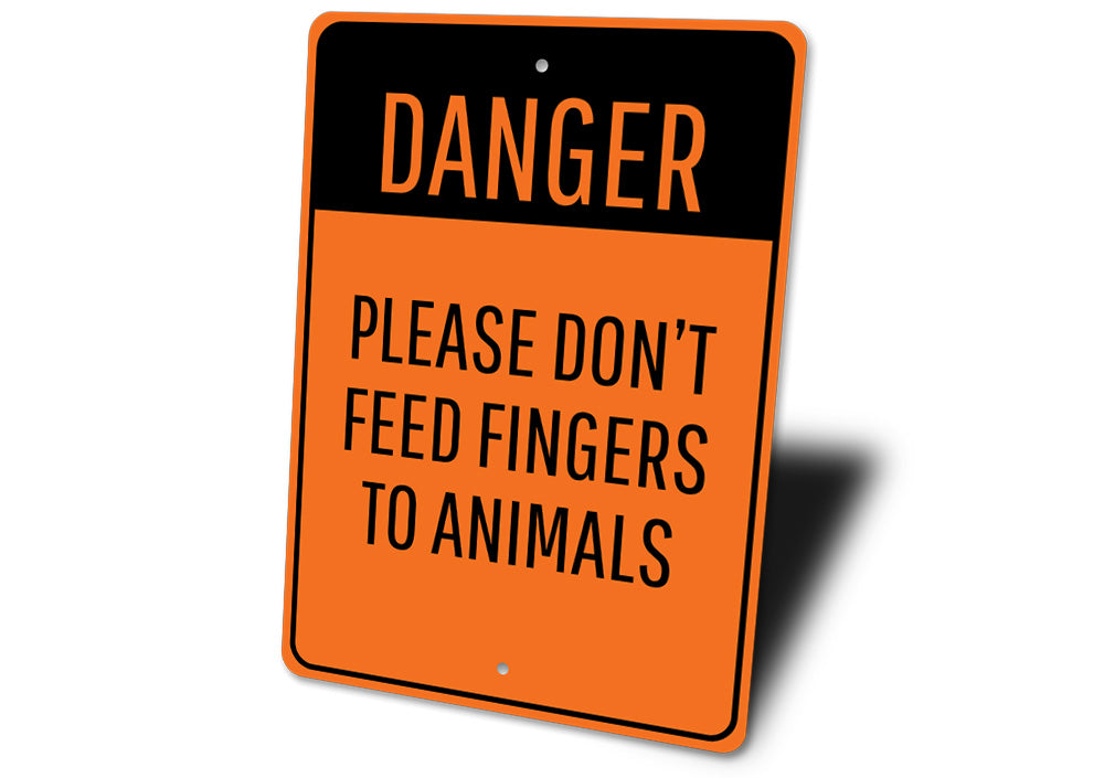 Animal Feeding Warning Sign