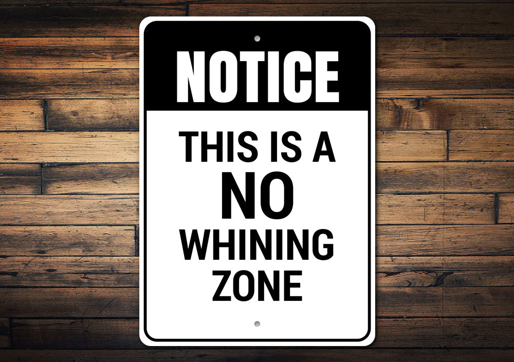 Free Printable No Whining Sign Free Printable No Whining Sign