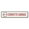 Corvette Garage Sign Aluminum Sign