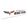 Corvette Race Team Sign Aluminum Sign