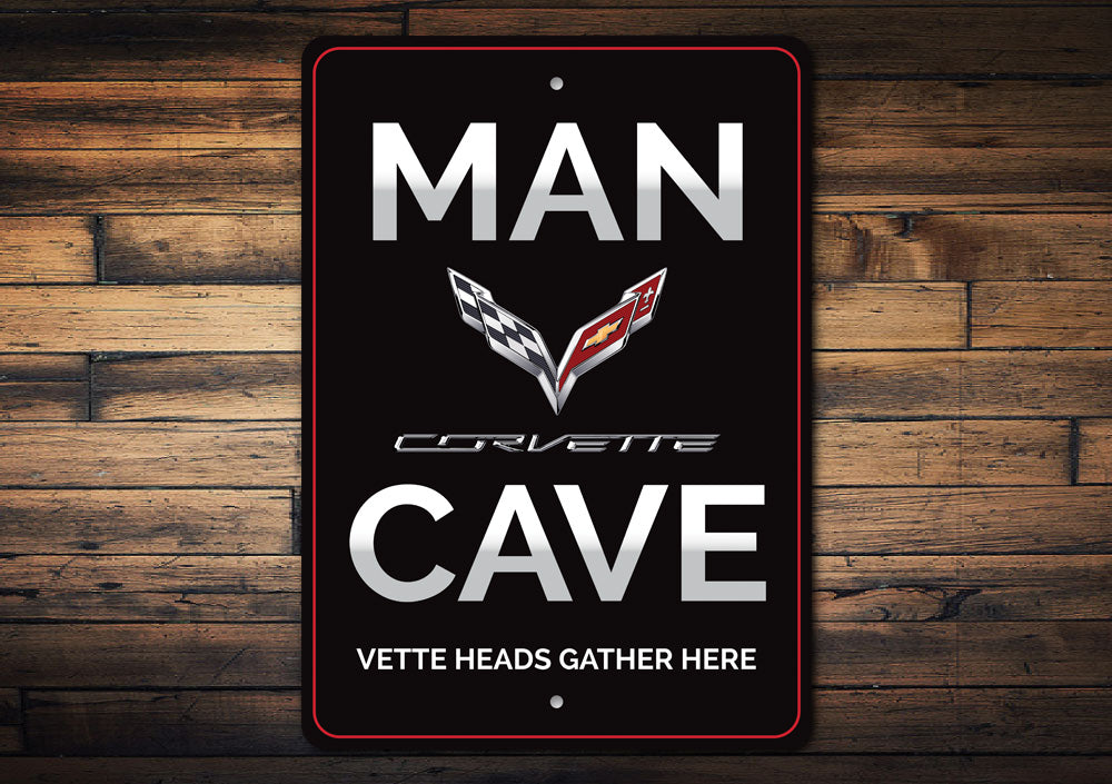 Corvette Man Cave Sign