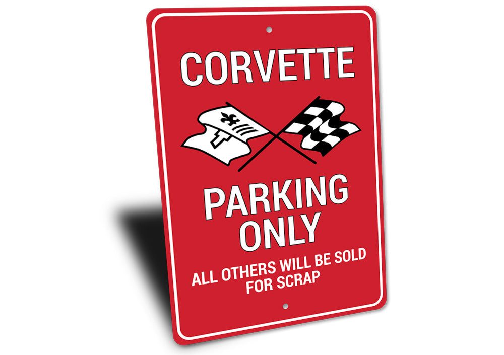 Corvette Parking Sign