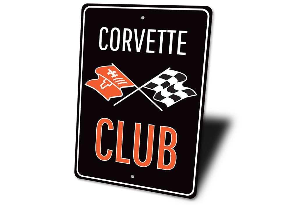 Corvette Club Sign