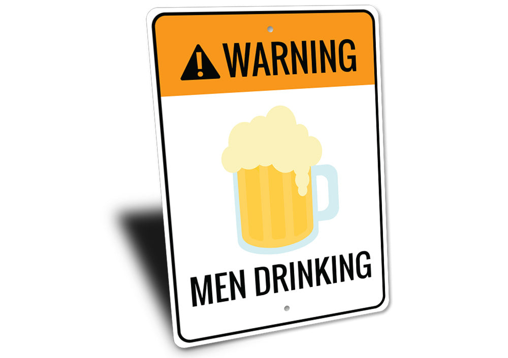 Men Drinking Sign