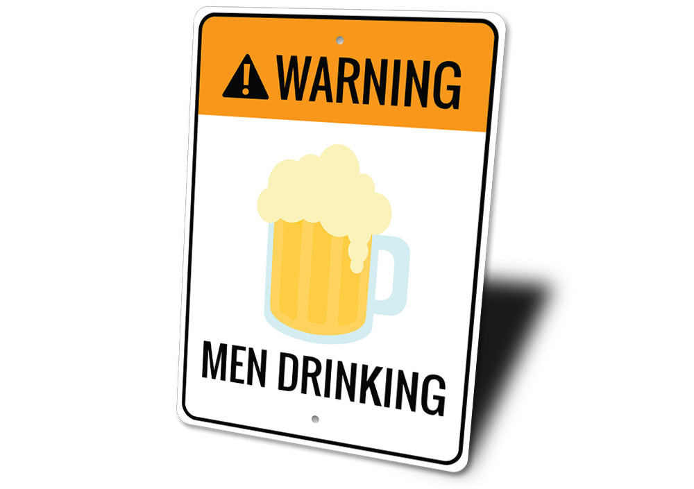 Men Drinking Sign