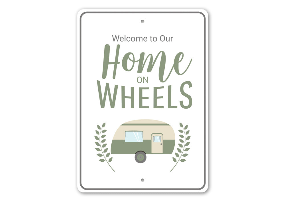 Home on Wheels Sign