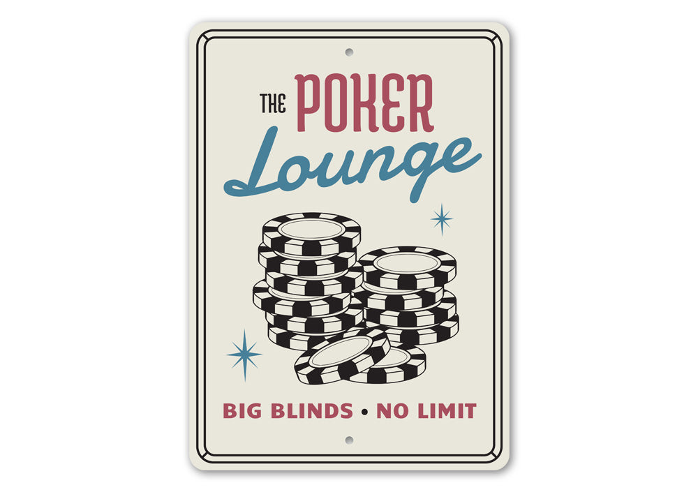 The Poker Lounge Sign