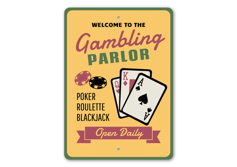 Gambling Parlor Sign