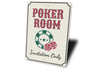 Poker Room Invitation Only Sign