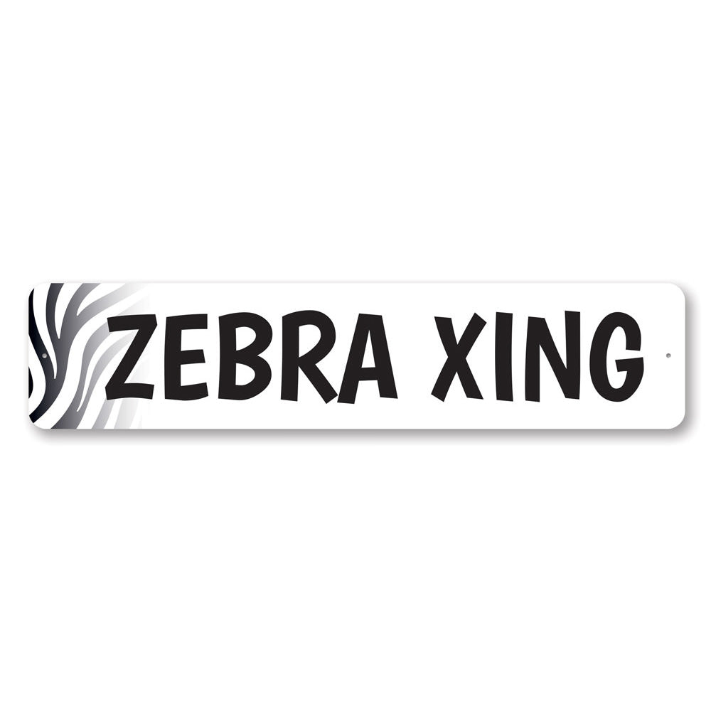 Zebra Crossing Sign Board