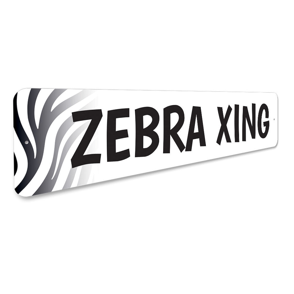 Zebra Crossing Sign Aluminum Sign