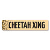 Cheetah Crossing Sign Aluminum Sign