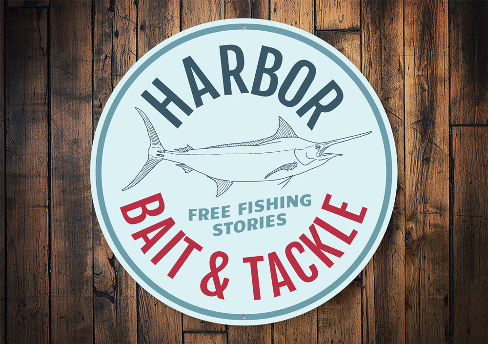 Harbor Bait and Tackle Sign