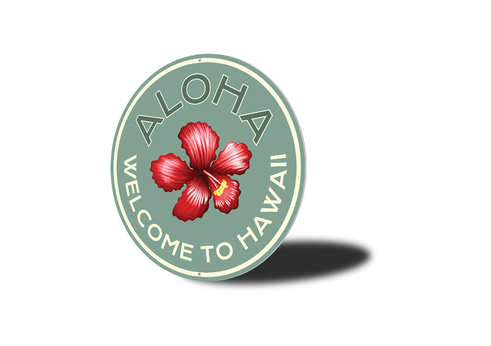 Aloha Welcome Sign