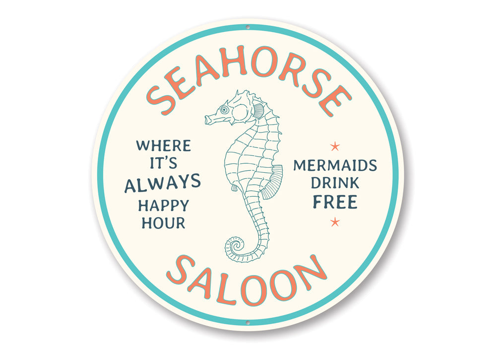 Seahorse Saloon Sign