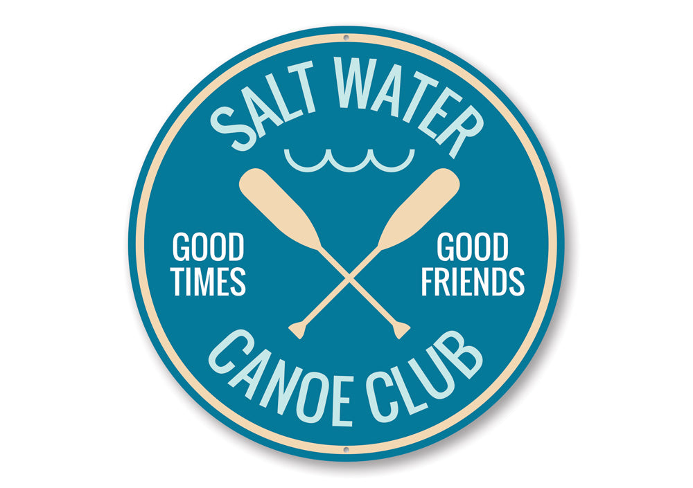 Saltwater Canoe Club Sign