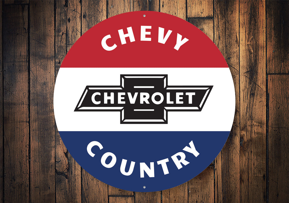 Chevy Country Car Sign
