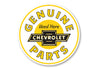 Chevy Genuine Parts Car Sign