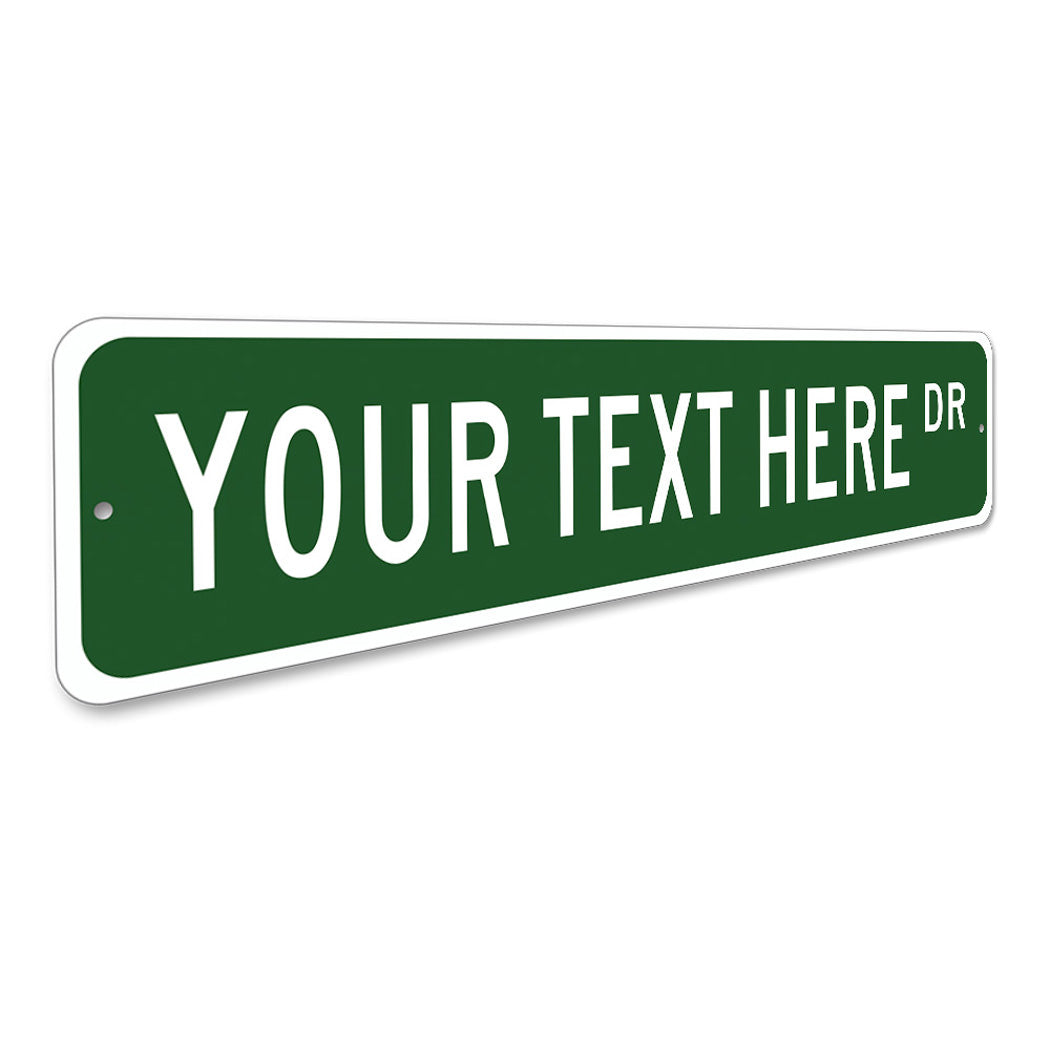 Custom Street Sign Sample Decorative Custom Aluminum Street Signs Metal – Lizton Sign Shop