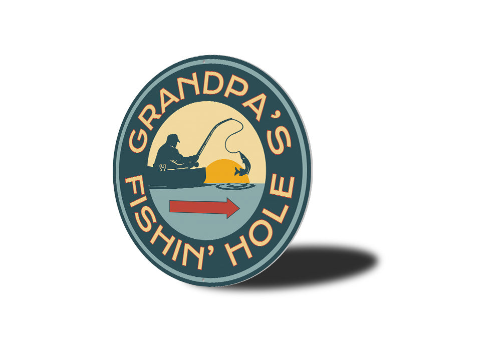 Grandpas Fishing Hole Sign