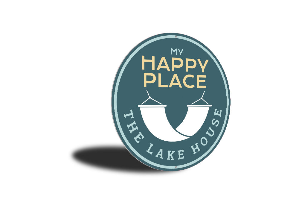 Happy Place Lake House Sign