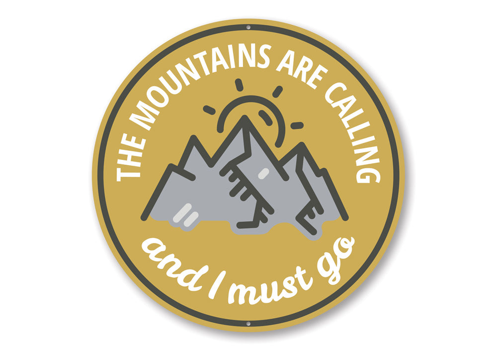 Mountains Calling Sign