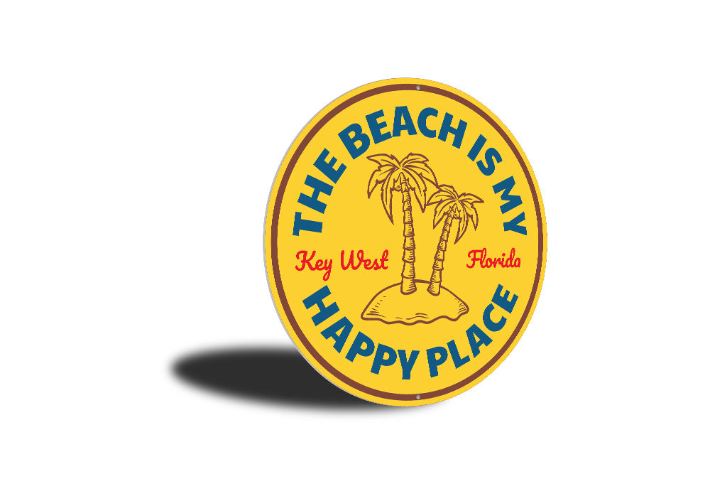 Happy Place Beach Sign