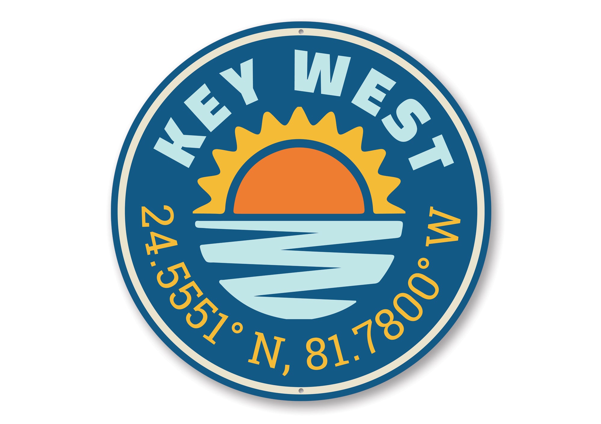 Key West Sunset Sign