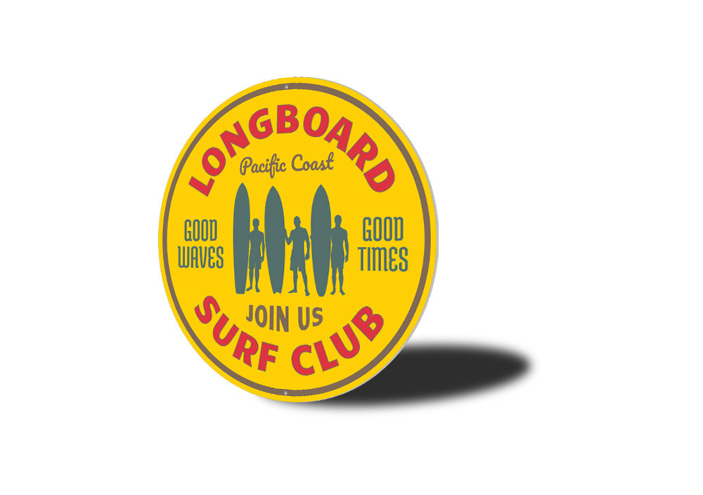 Longboard Surf Club Sign
