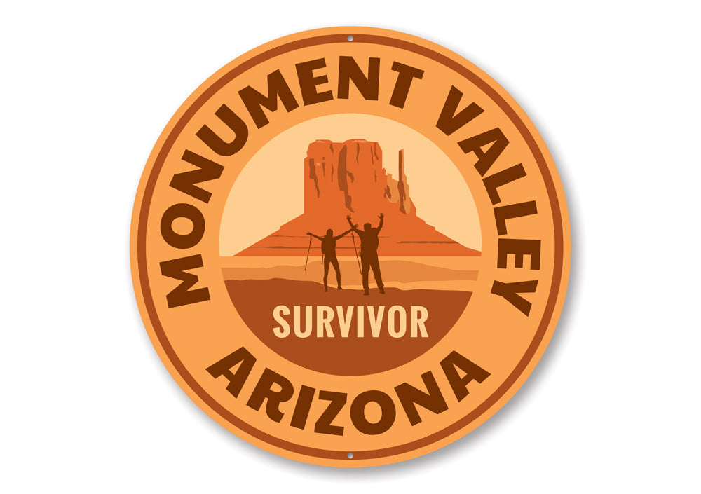Monument Valley National Park Survivor Sign