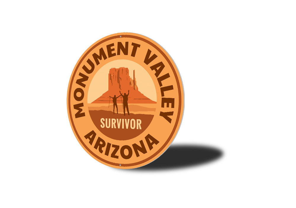 Monument Valley National Park Survivor Sign