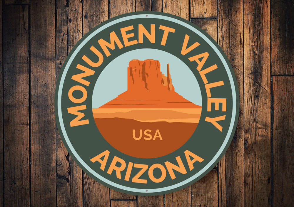 Monument Valley National Park Sign