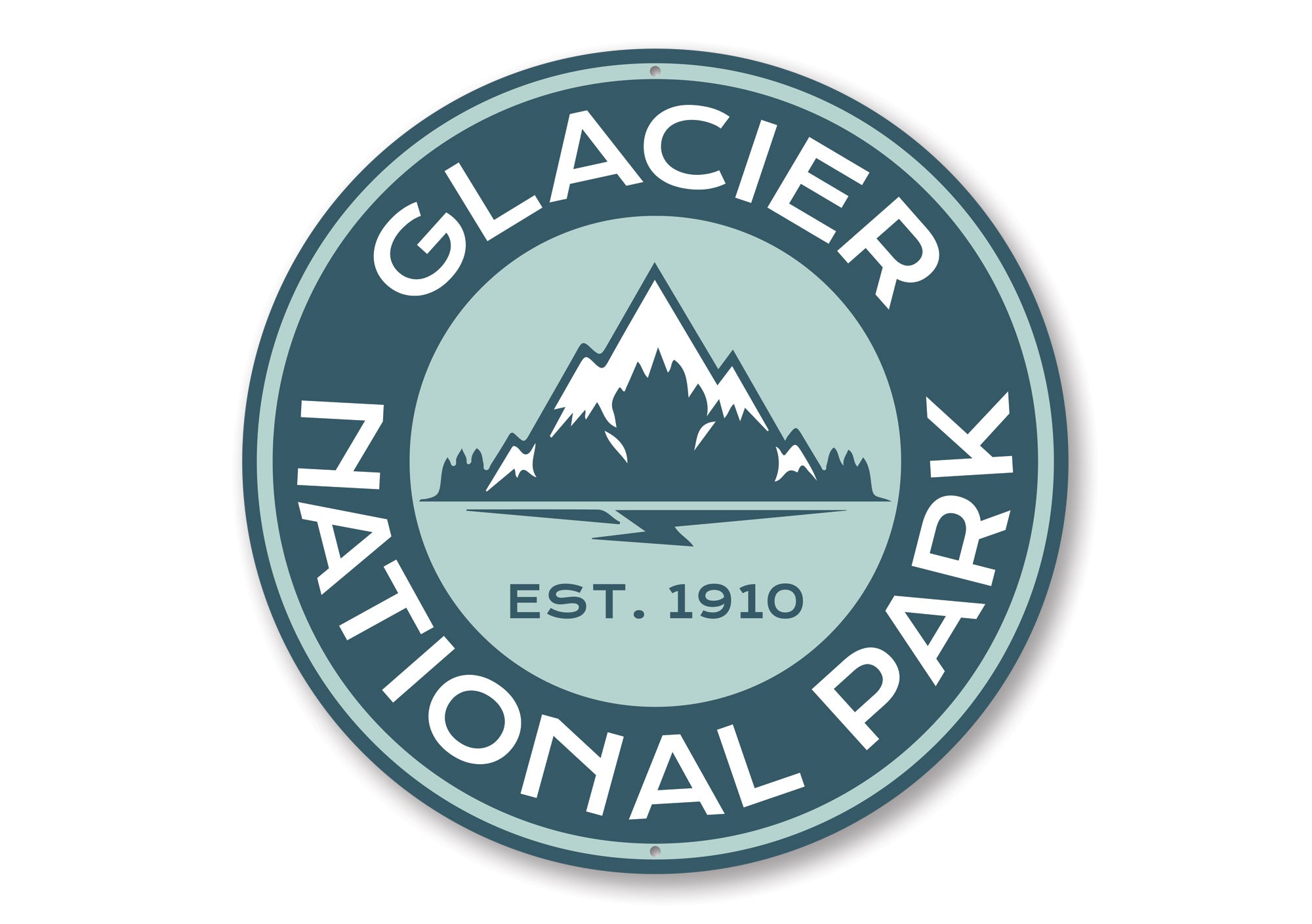 Glacier National Park Sign