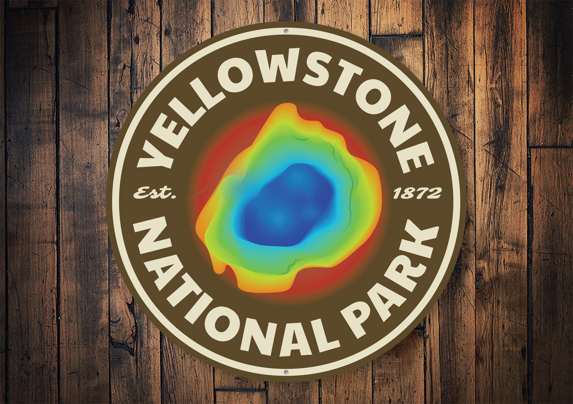 Yellowstone Year Sign
