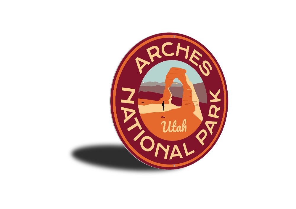 Arches Utah Park Sign