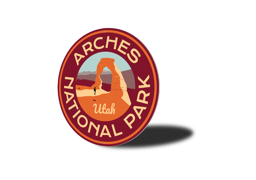 Arches Utah Park Sign