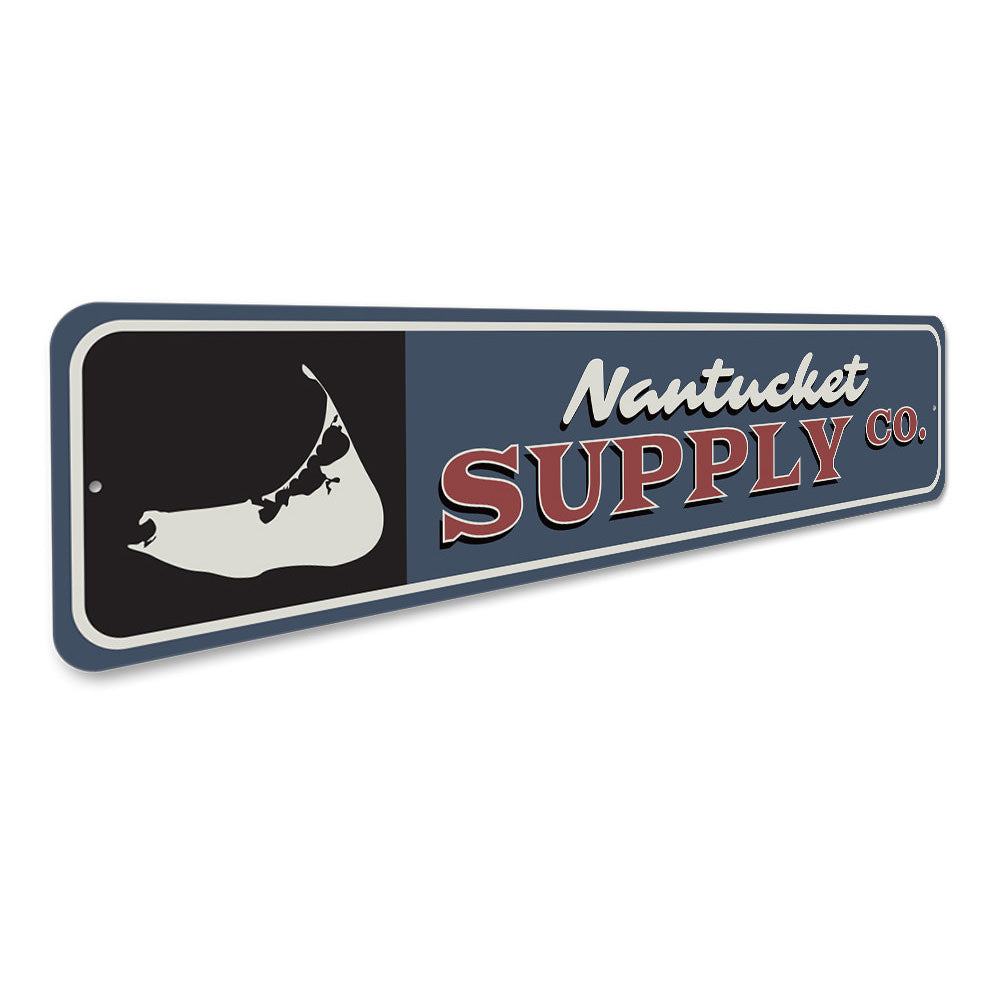 Nantucket Supply Co Sign Aluminum Sign