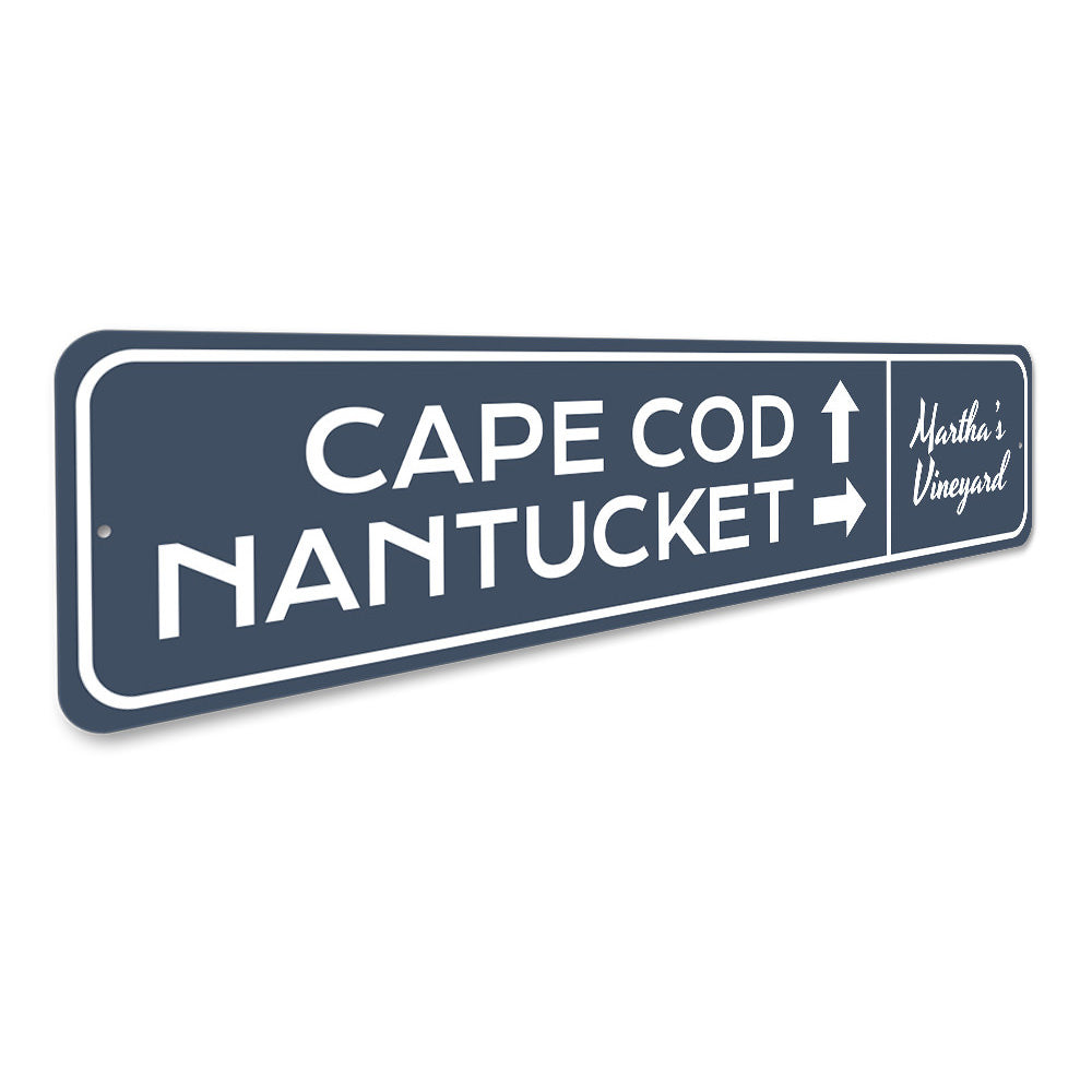 Cape Cod Nantucket Sign Aluminum Sign