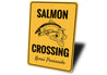 Salmon Crossing Sign