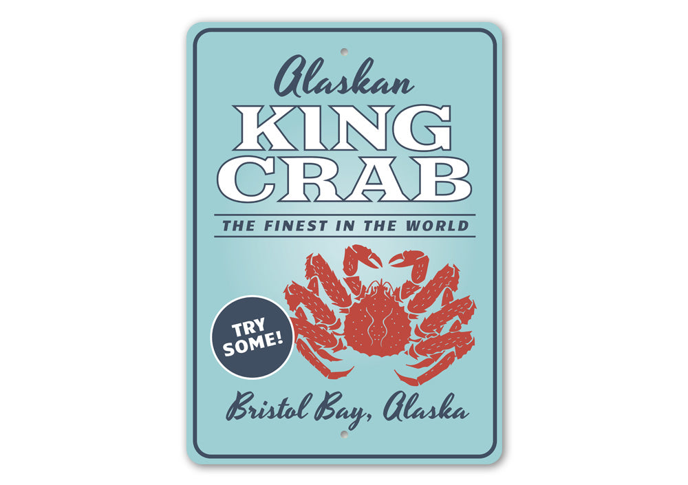 Alaskan King Crab Sign