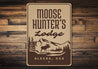 Moose Hunters Lodge Sign